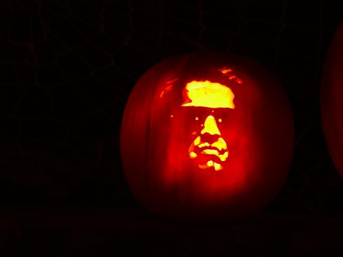 A tribute to Arnold Shwartzenegger - the Pumpkinator...